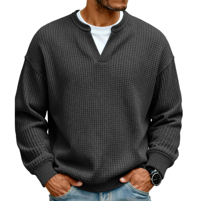 Adrián | Jersey de punto gofre texturizado para hombre