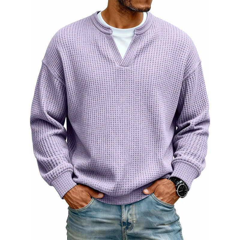 Adrián | Jersey de punto gofre texturizado para hombre