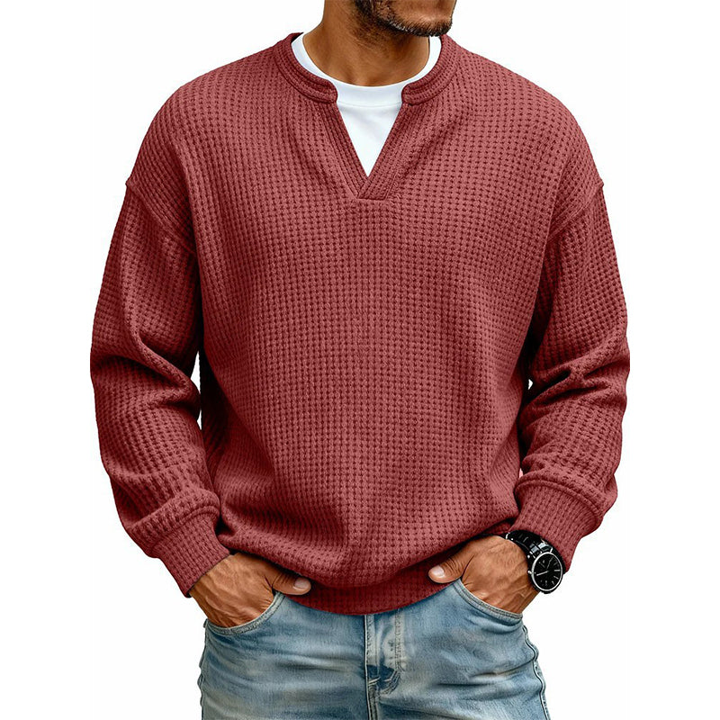 Adrián | Jersey de punto gofre texturizado para hombre