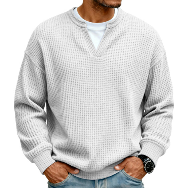 Adrián | Jersey de punto gofre texturizado para hombre