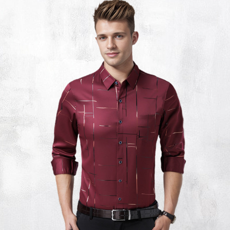 Dario | Camisa ligera sin plancha para hombre | Elegancia y comodidad sin esfuerzo ✨