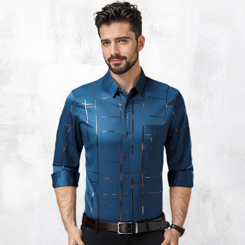 Dario | Camisa ligera sin plancha para hombre | Elegancia y comodidad sin esfuerzo ✨