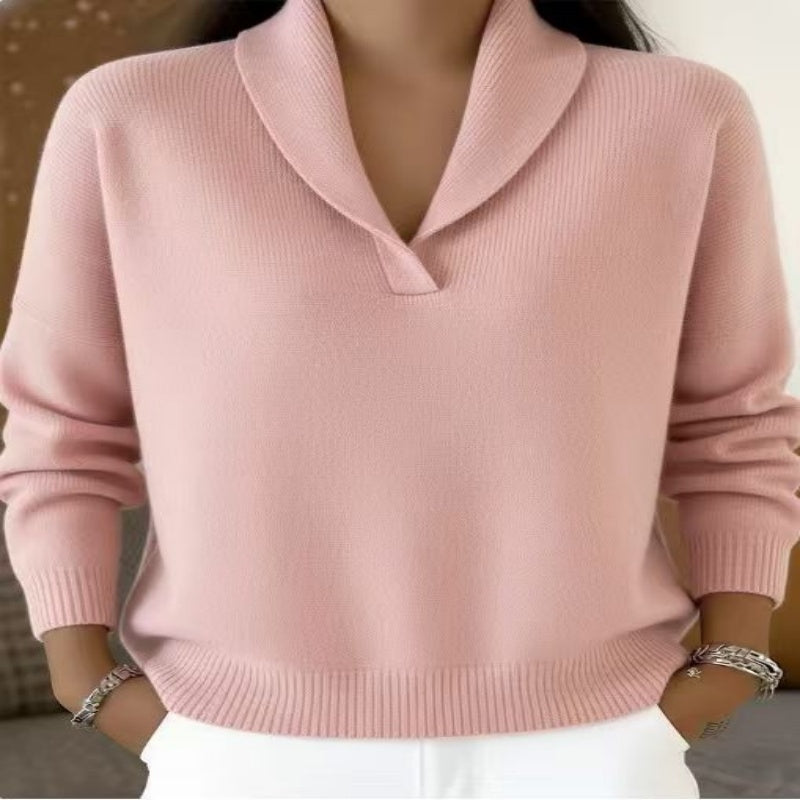 Vellina | Jersey con cuello chal para mujer
