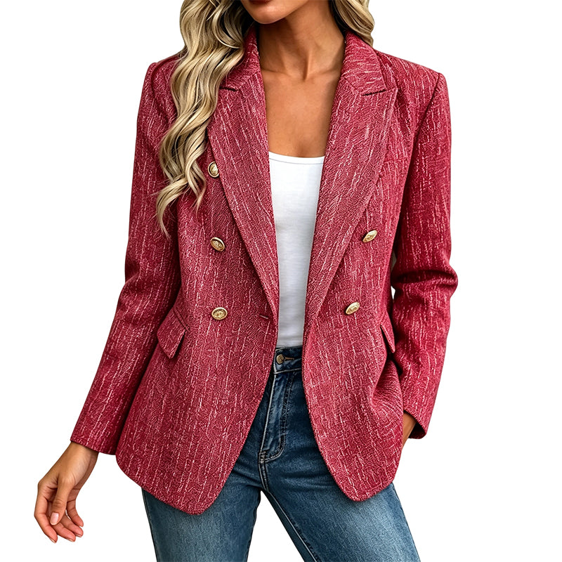 Amara | Blazer Casual de Doble Botonadura para Mujer