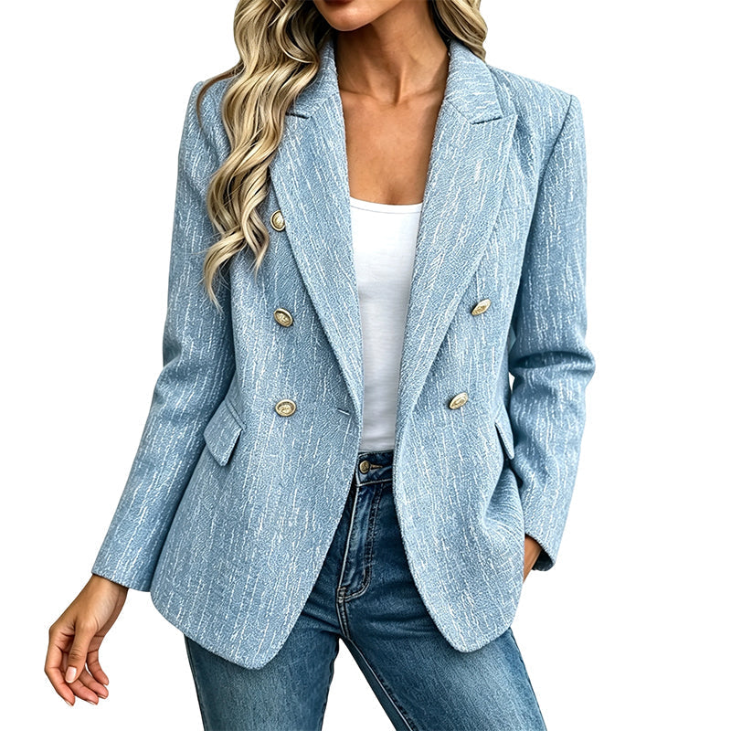 Amara | Blazer Casual de Doble Botonadura para Mujer