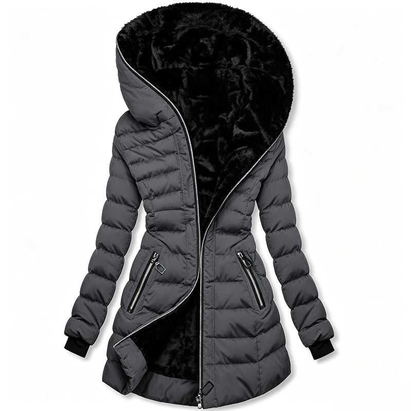 Amelie | Abrigo de invierno para mujer con capucha y cremallera