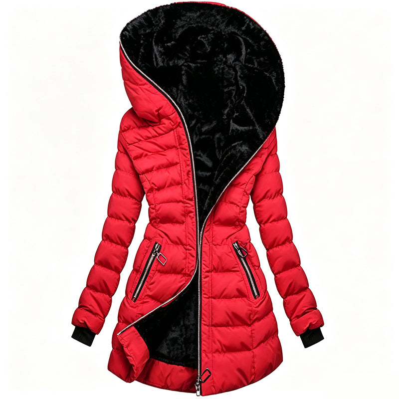 Amelie | Abrigo de invierno para mujer con capucha y cremallera
