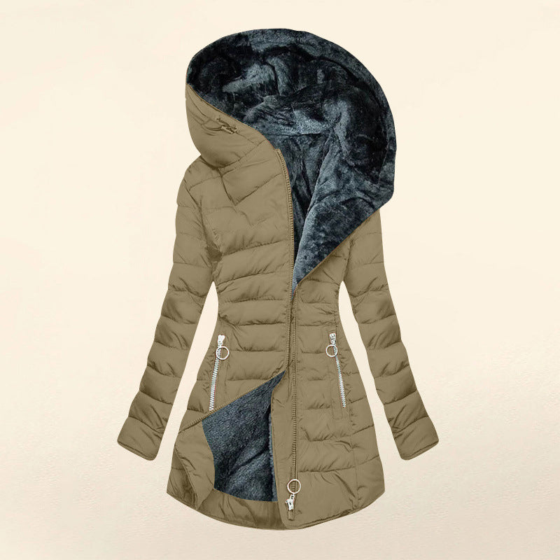Amelie | Abrigo de invierno para mujer con capucha y cremallera
