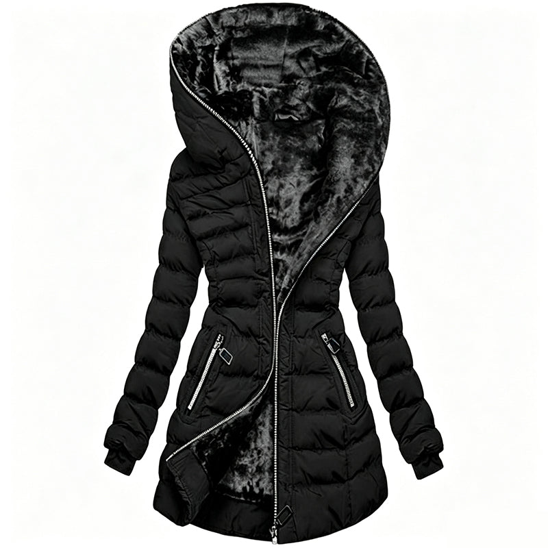 Amelie | Abrigo de invierno para mujer con capucha y cremallera