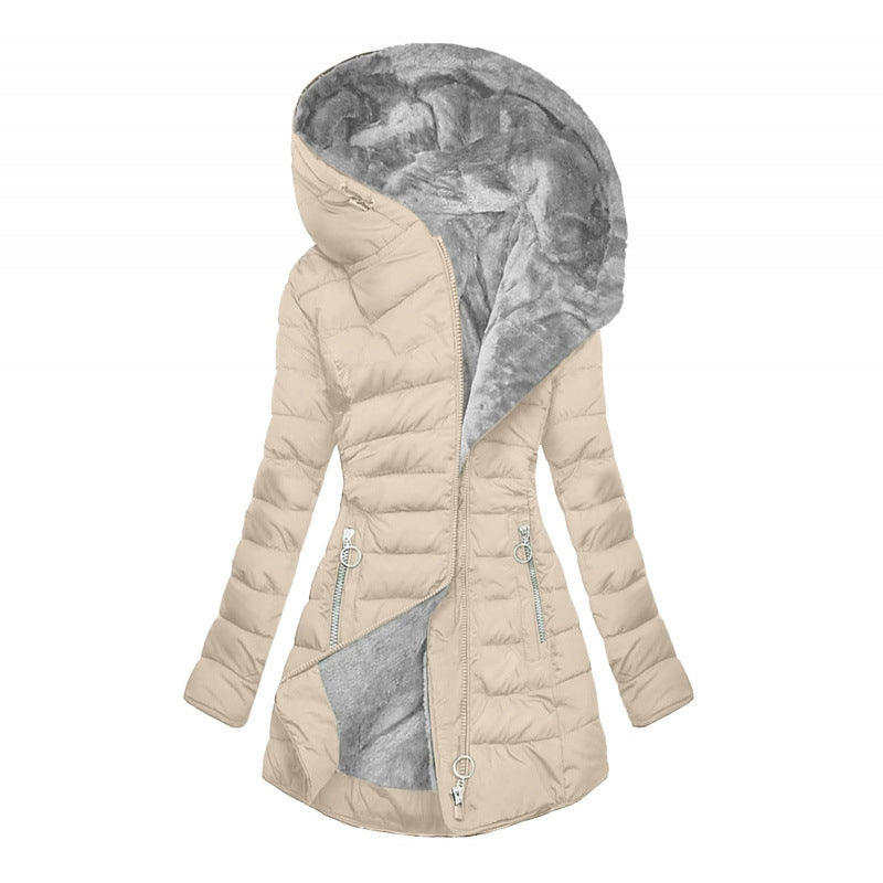 Amelie | Abrigo de invierno para mujer con capucha y cremallera