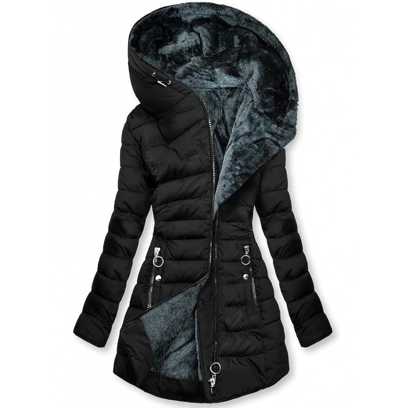 Amelie | Abrigo de invierno para mujer con capucha y cremallera