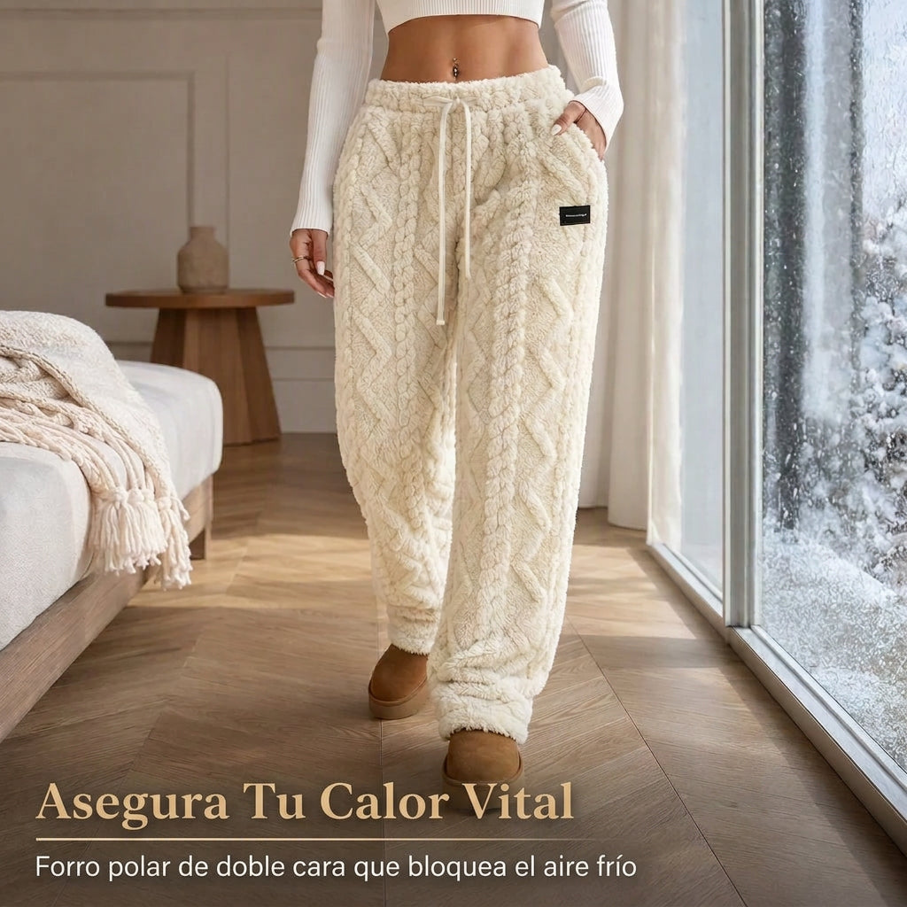 Melanie | Pantalón cómodo de mujer con forro cálido de franela