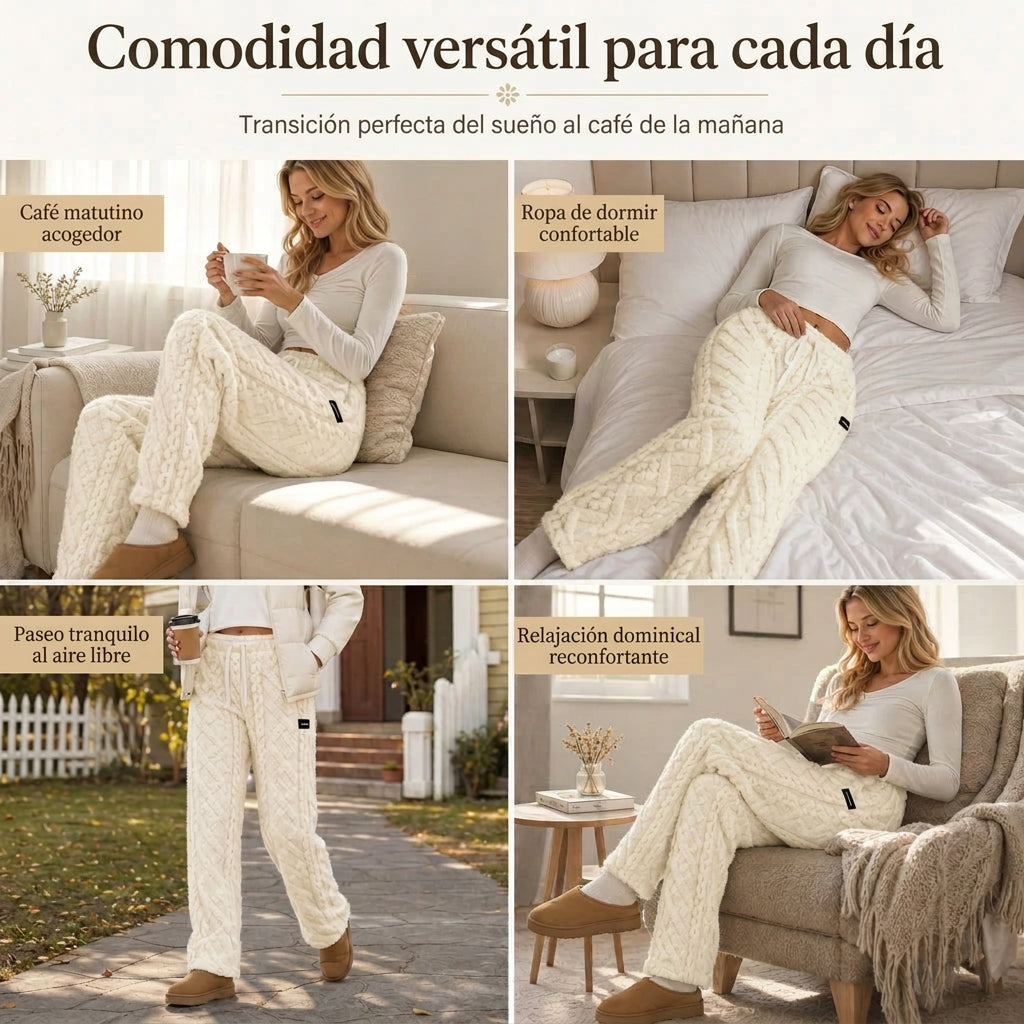 Melanie | Pantalón cómodo de mujer con forro cálido de franela