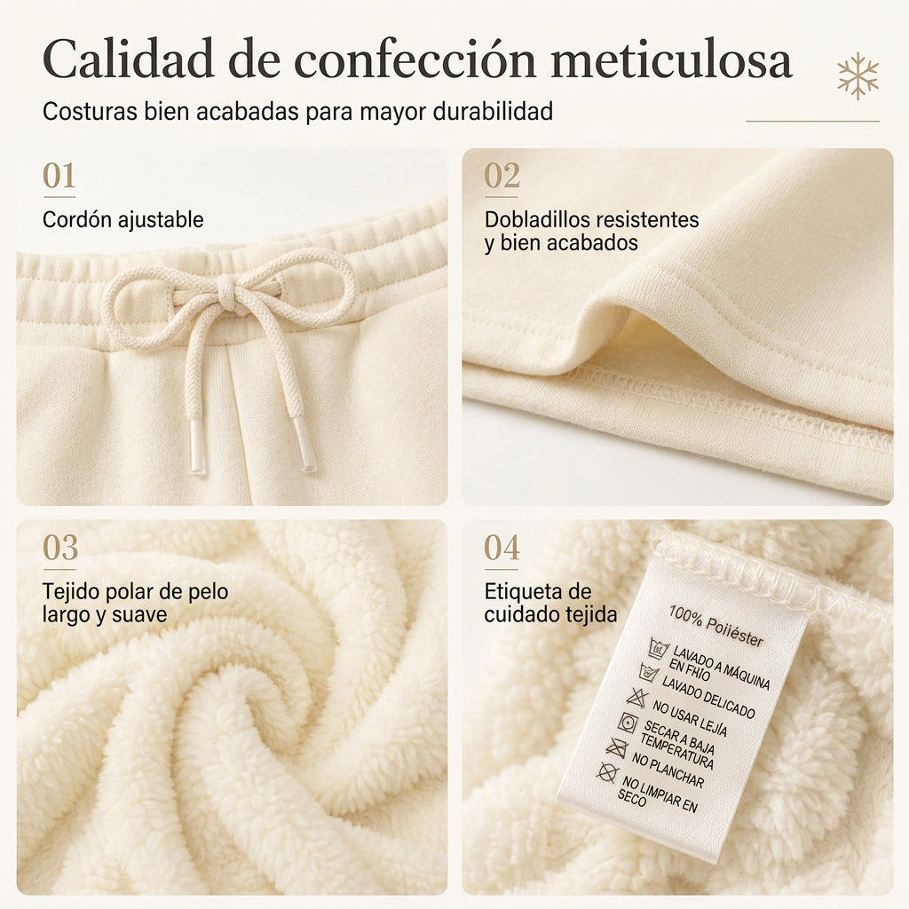 Melanie | Pantalón cómodo de mujer con forro cálido de franela