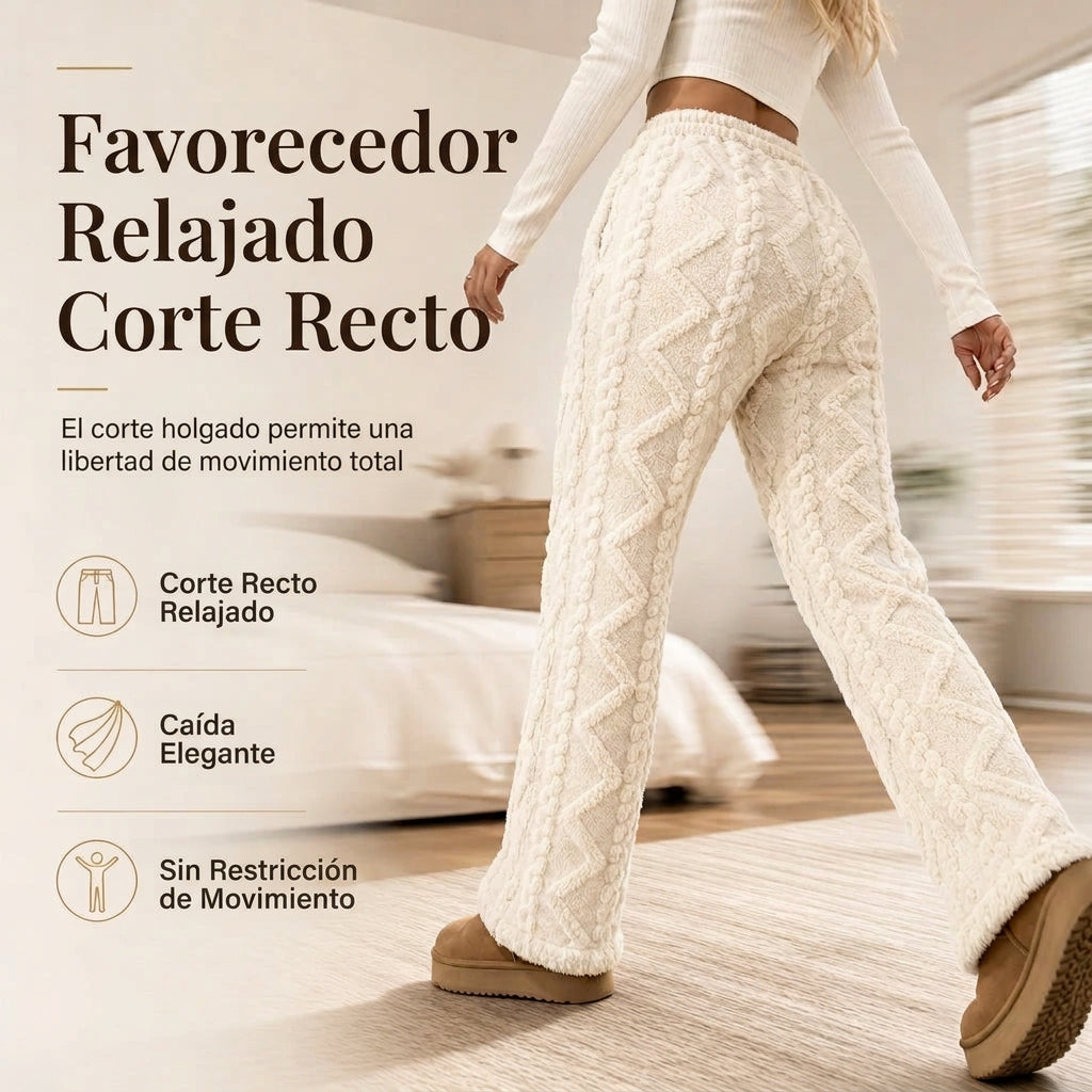 Melanie | Pantalón cómodo de mujer con forro cálido de franela