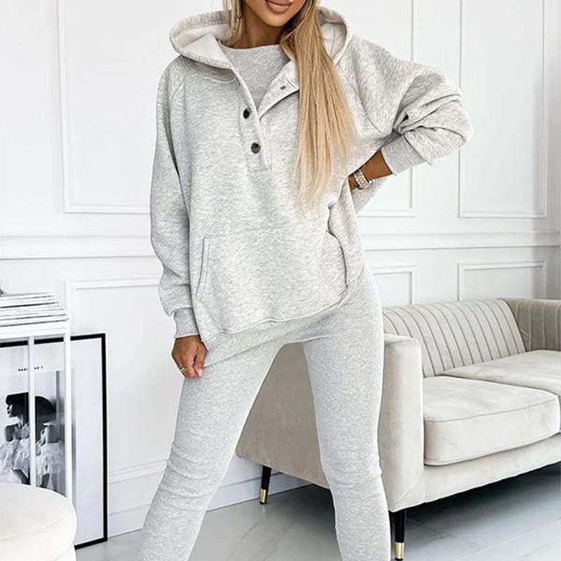 Conjunto deportivo de tres piezas para mujer, vista 1