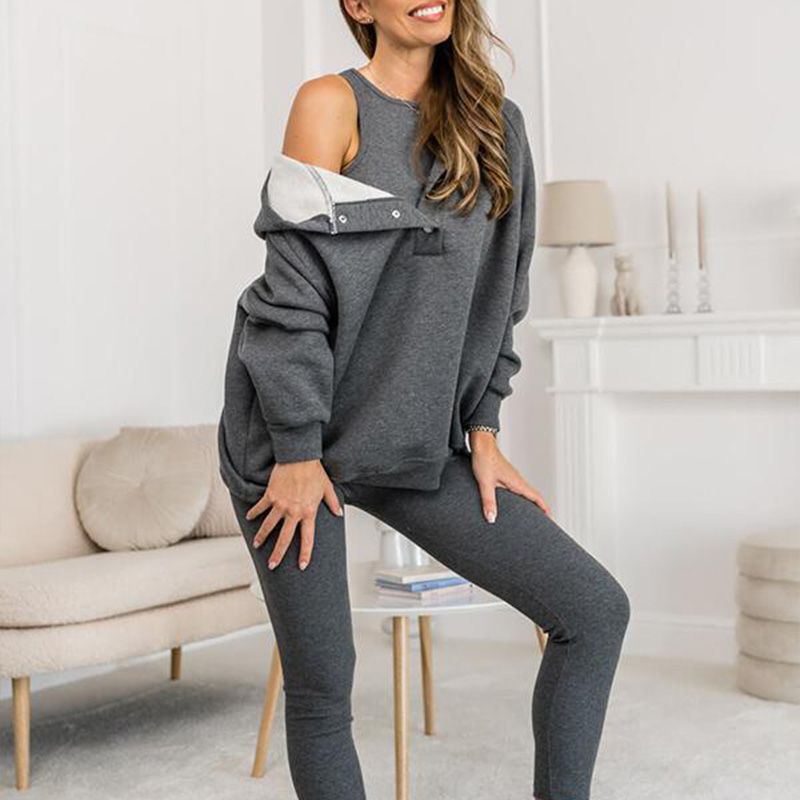 Conjunto deportivo de tres piezas para mujer, vista 9
