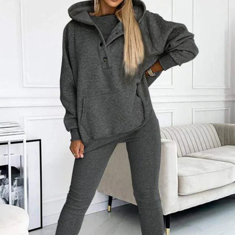 Conjunto deportivo de tres piezas para mujer, vista 13