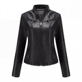 Chaqueta de cuero sintético para mujer, imagen 11