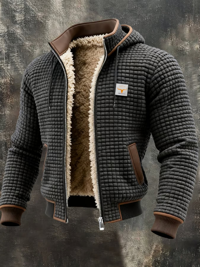 OSCAR |  CHAQUETA GOFRE CON CAPUCHA
