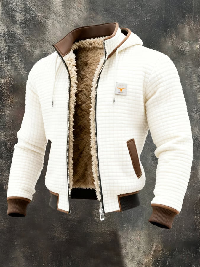 OSCAR |  CHAQUETA GOFRE CON CAPUCHA