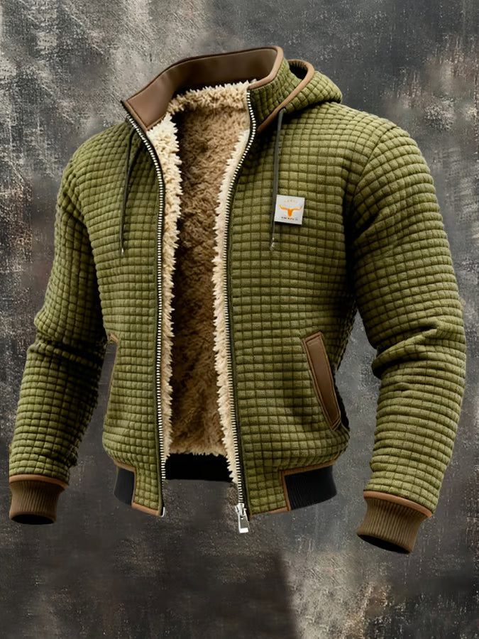 OSCAR |  CHAQUETA GOFRE CON CAPUCHA