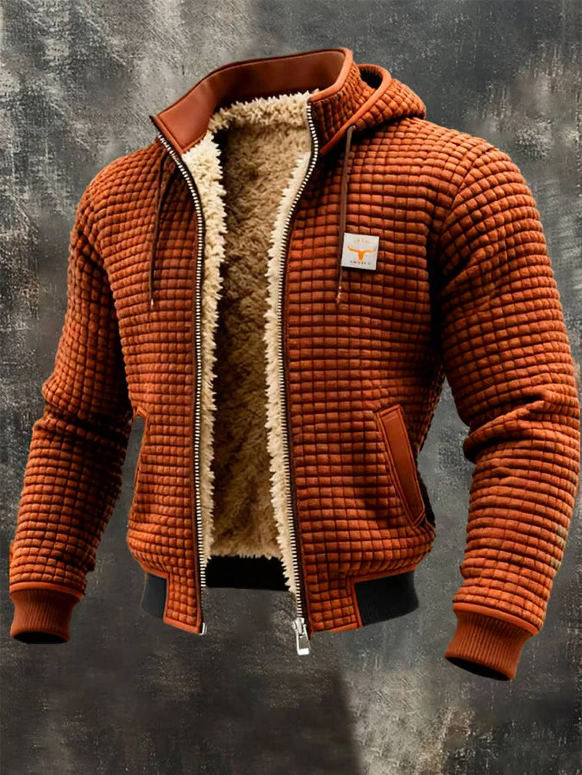 OSCAR |  CHAQUETA GOFRE CON CAPUCHA