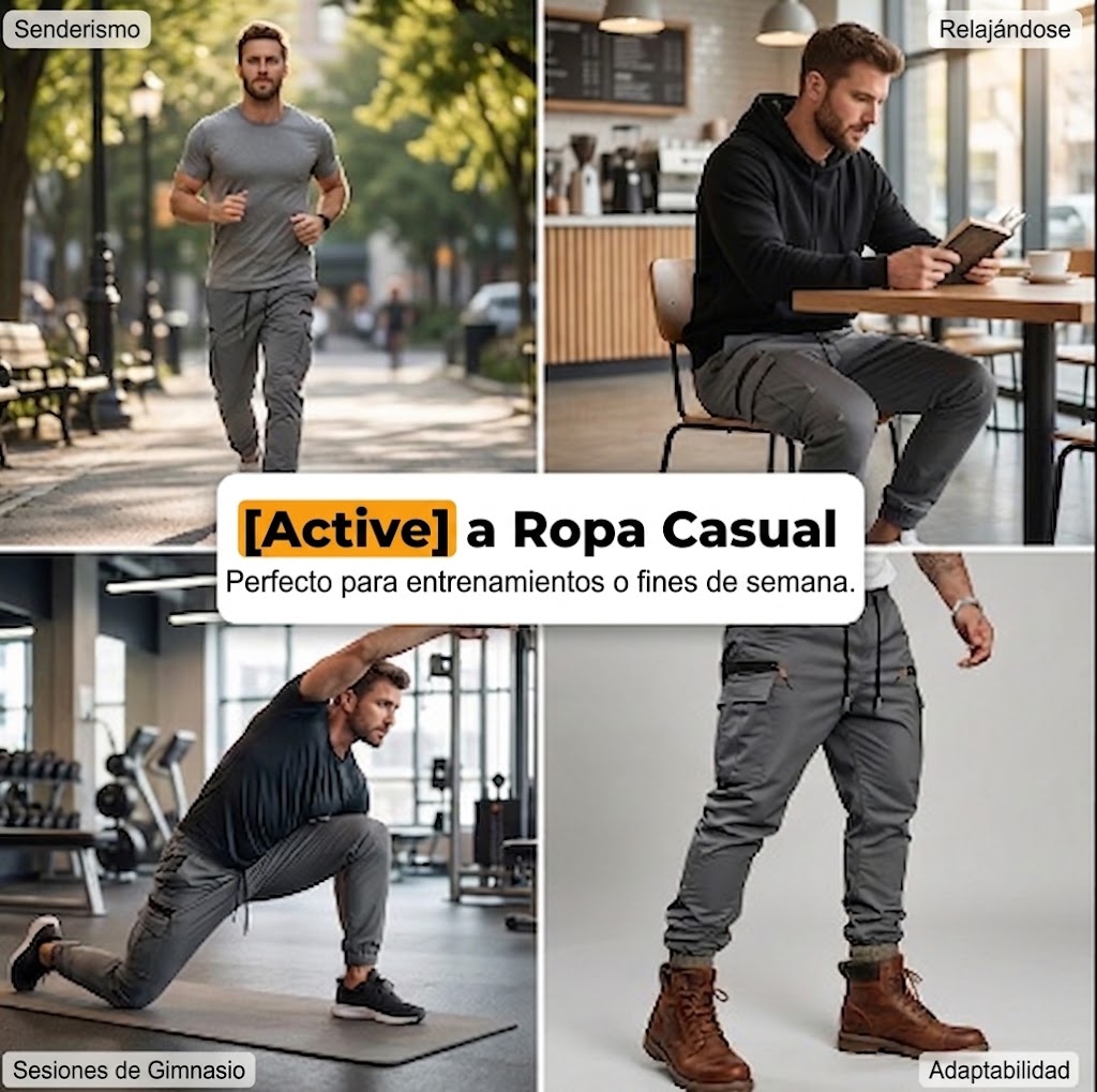 Nicolas | Pantalones jogger casuales para hombre con múltiples bolsillos – Cómodos y elásticos