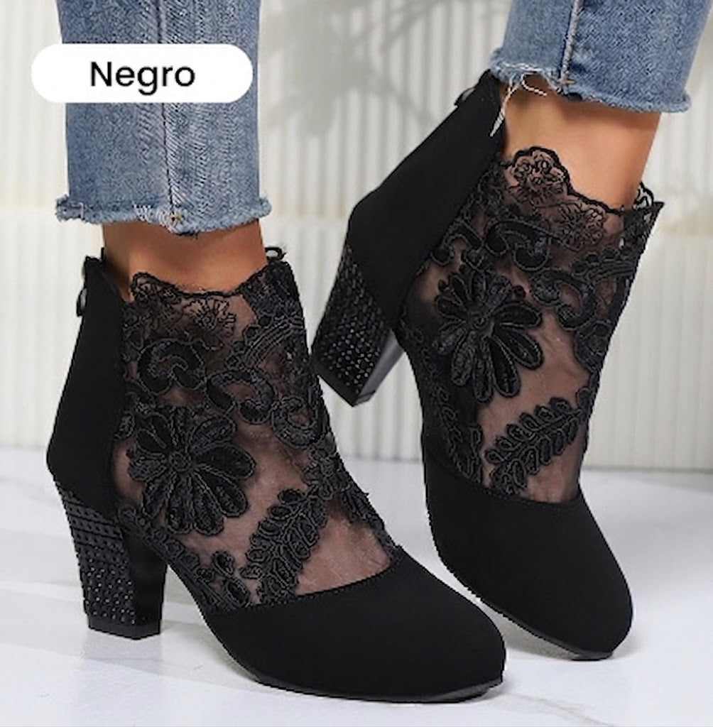 Yasmin | Tacones altos para mujer con punta elegante