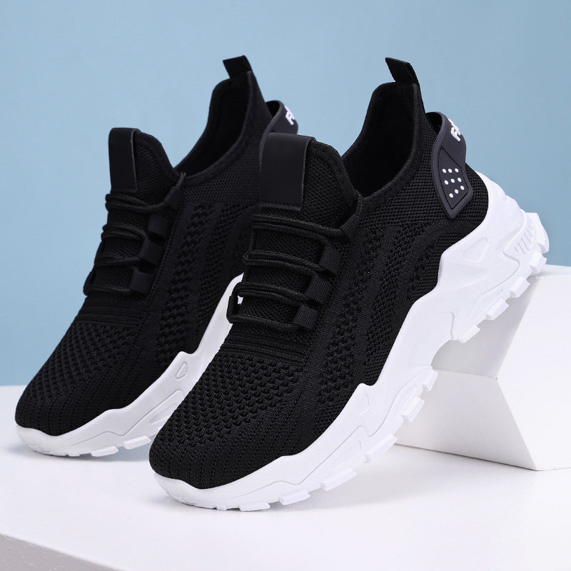 Zapatillas negras transpirables para mujer