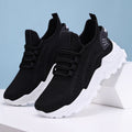 Zapatillas negras transpirables para mujer